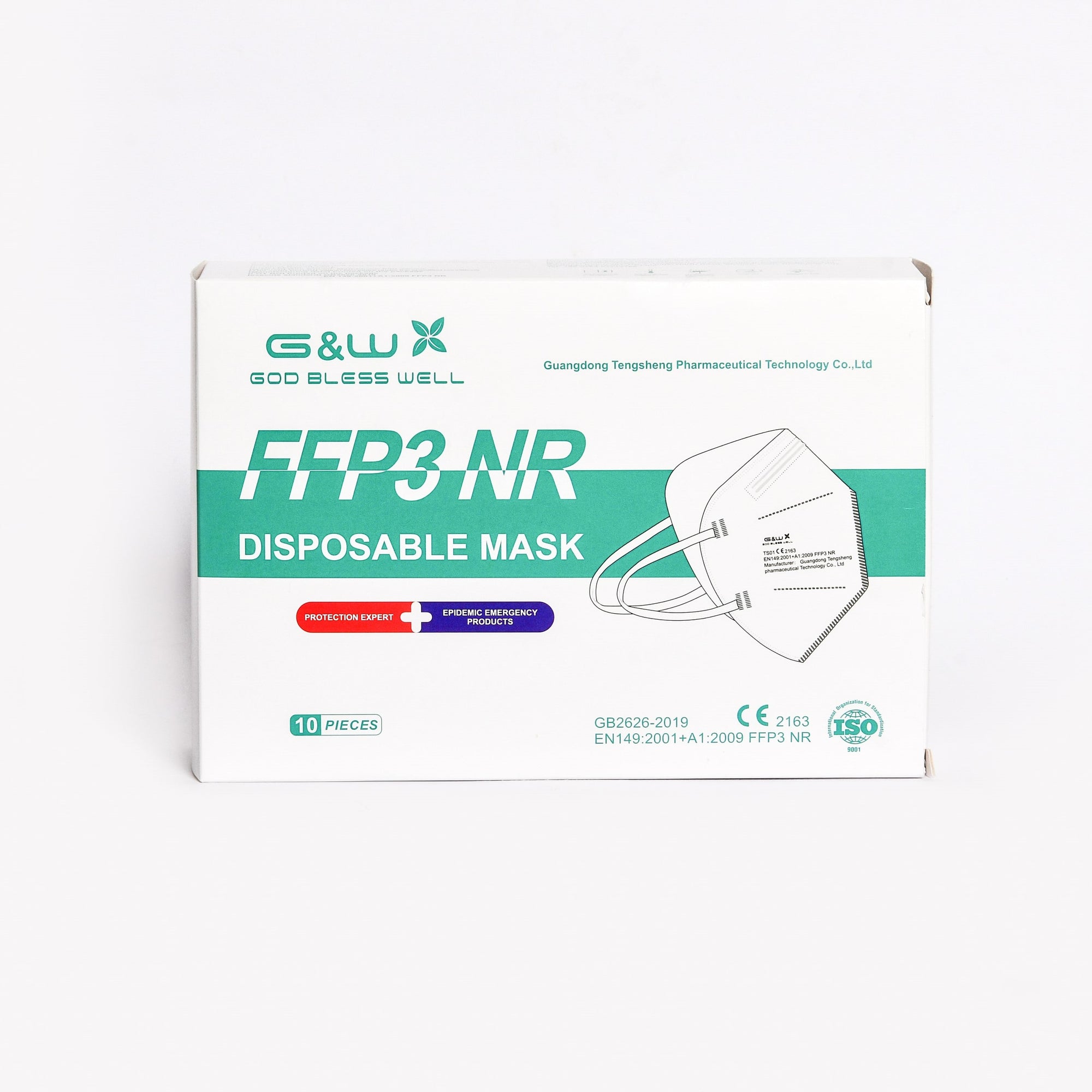 Mask FPP3 CE Elastic rubber 10 units